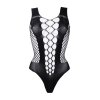 Contrast Fence Net Teddy - One Size